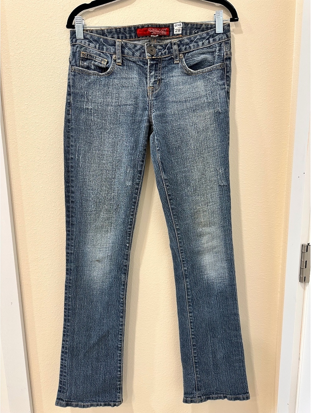 Guess Jeans Women's Size 28 Blue Bootcut Denim Jeans with Ff
